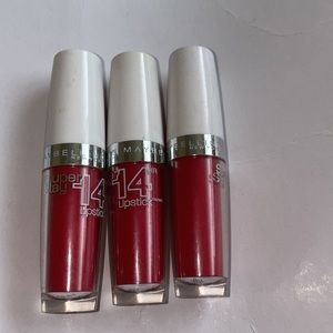 BN 3 pcsMAYBELLINE 14 hours lipstick #020 Eternal Rose